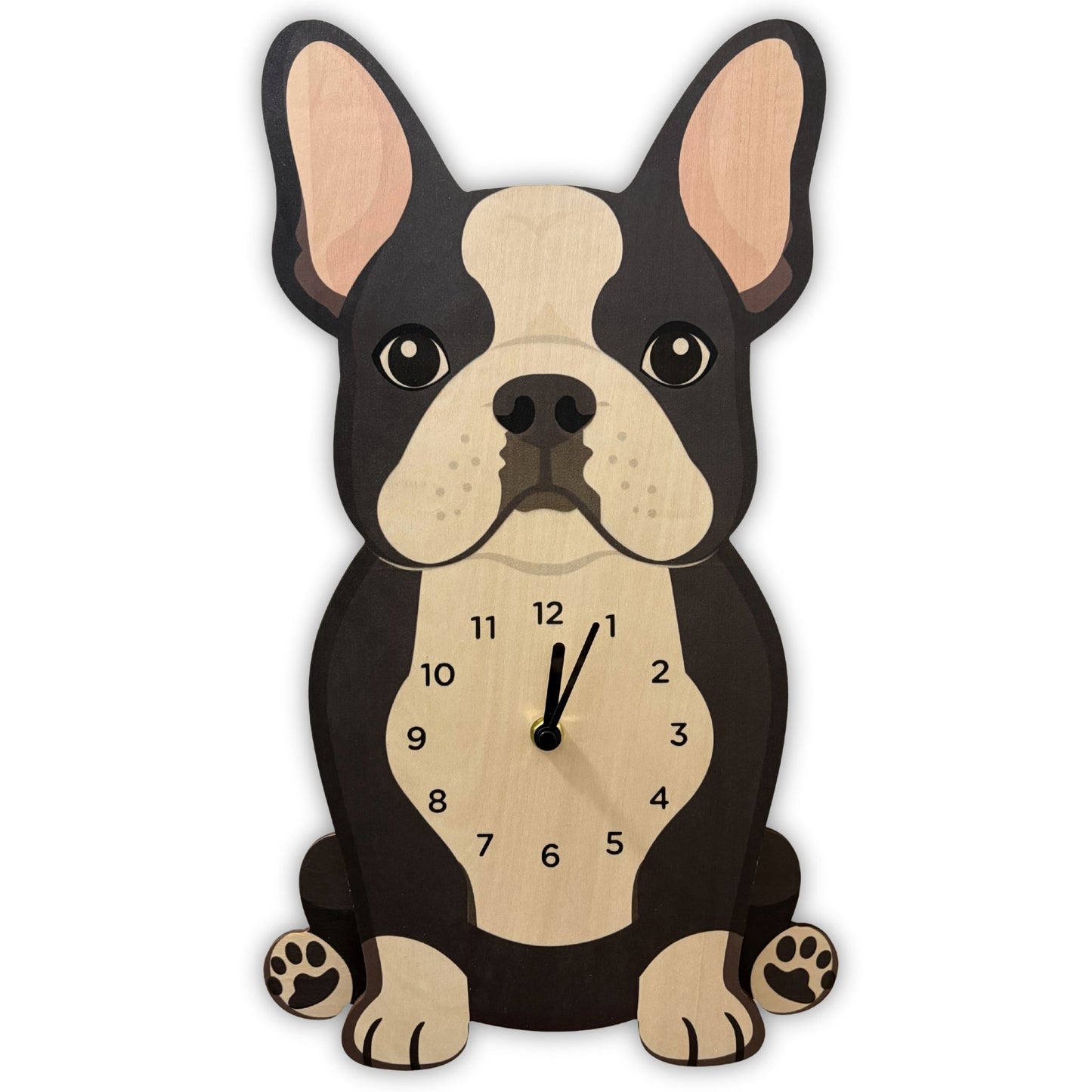 French Bulldog Wall Clock – Customizable Decorative Dog Clock