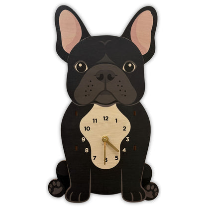 French Bulldog Wall Clock – Customizable Decorative Dog Clock