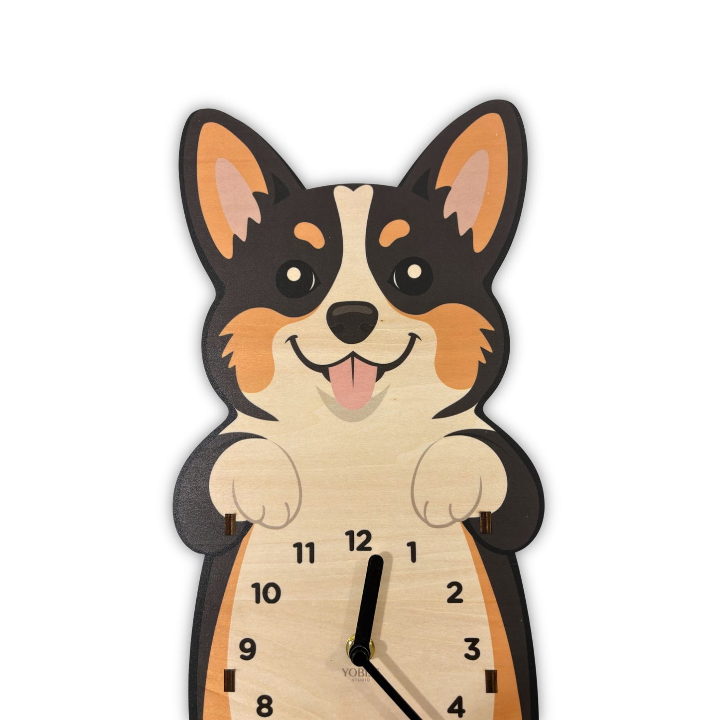 Corgi Wall Clock – Belly Design Pendulum Clock