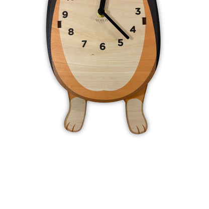 Corgi Wall Clock – Belly Design Pendulum Clock