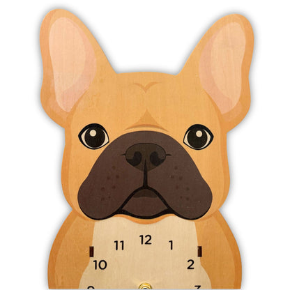 French Bulldog Wall Clock – Customizable Decorative Dog Clock