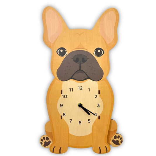 French Bulldog Wall Clock – Customizable Decorative Dog Clock